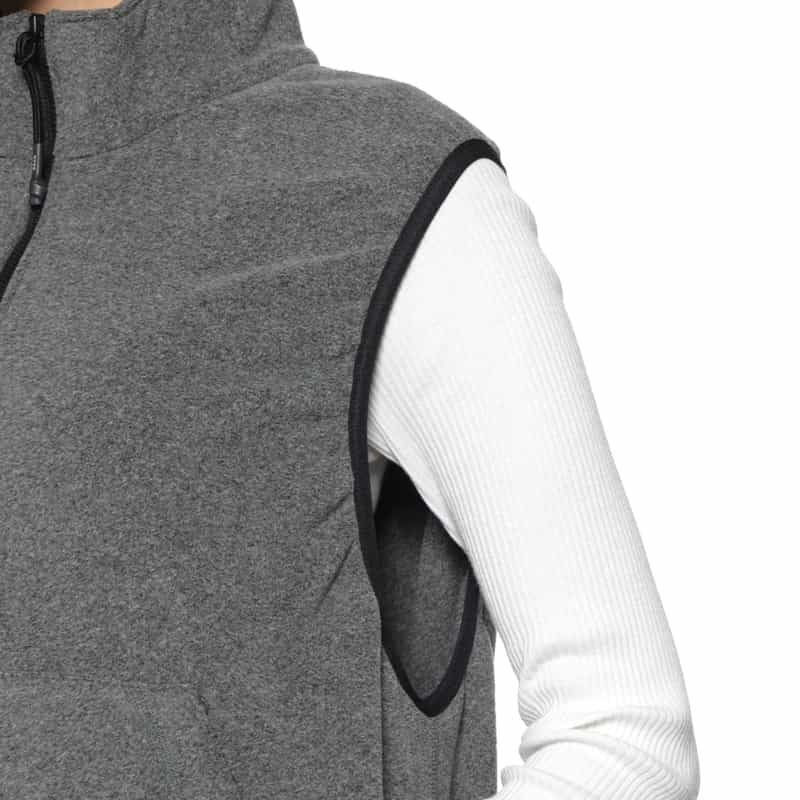 HYKE HYKE ＜ハイク＞ フリースベスト GRAY