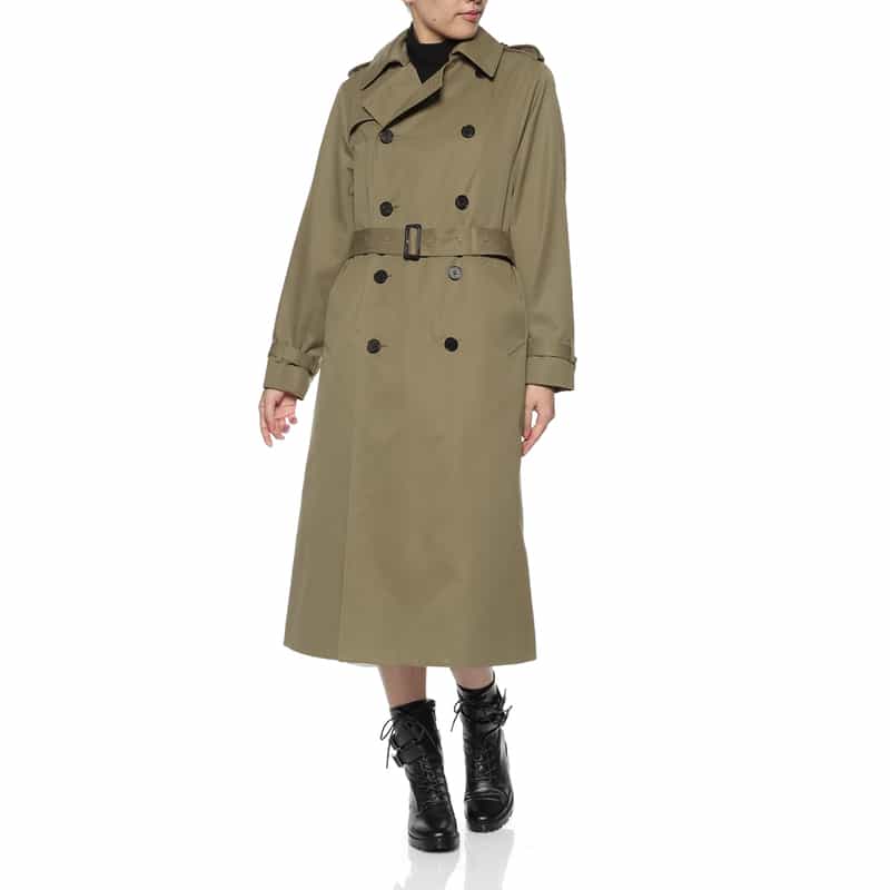 HYKE HYKE ＜ハイク＞ トレンチコート BEIGE