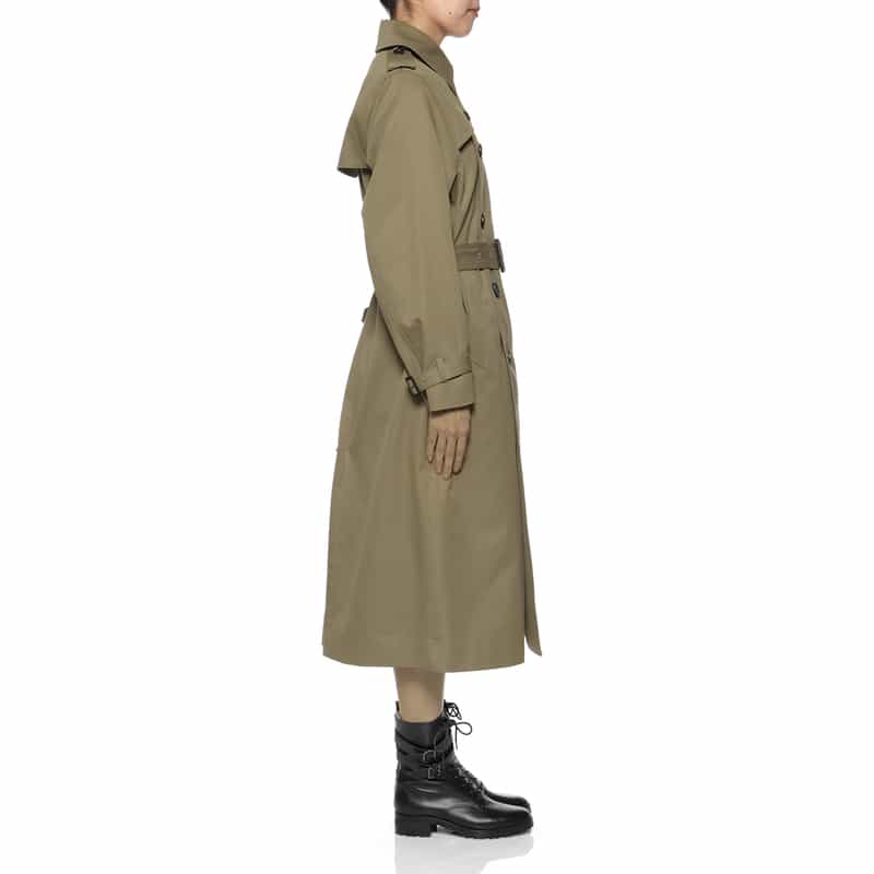 HYKE HYKE ＜ハイク＞ トレンチコート BEIGE