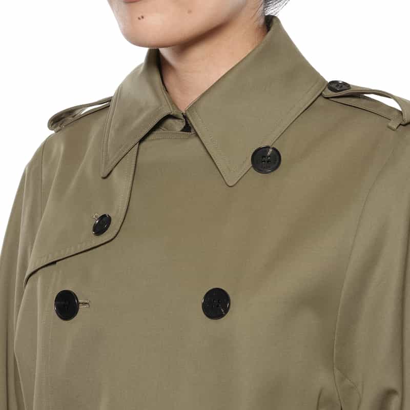 HYKE HYKE ＜ハイク＞ トレンチコート BEIGE