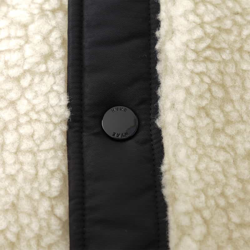 HYKE HYKE＜ハイク＞ フェイクムートンジャケット WHITE