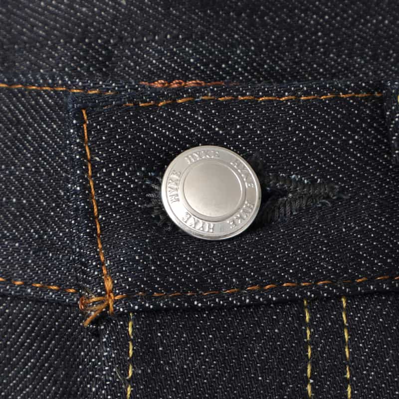 HYKE HYKE＜ハイク＞ バレルレッグデニムパンツ NAVY