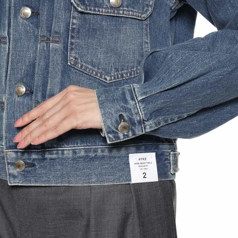 HYKE HYKE＜ハイク＞デニムジャケット （TYPE2） BLUE