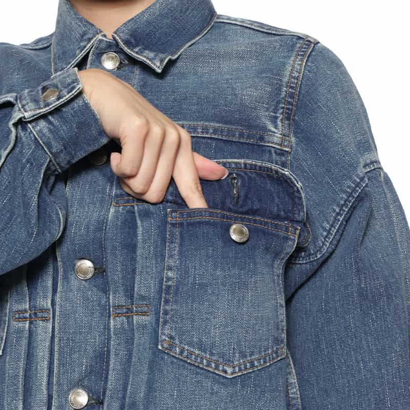 HYKE HYKE＜ハイク＞デニムジャケット （TYPE2） BLUE