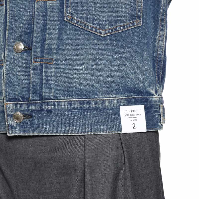 HYKE HYKE＜ハイク＞デニムジャケット （TYPE2） BLUE