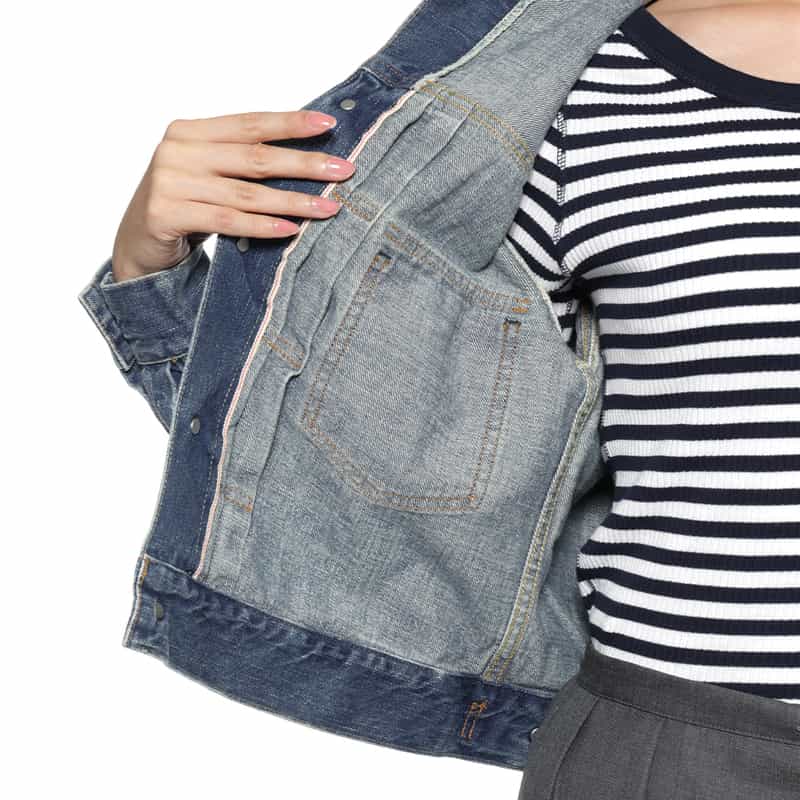 HYKE HYKE＜ハイク＞デニムジャケット （TYPE2） BLUE