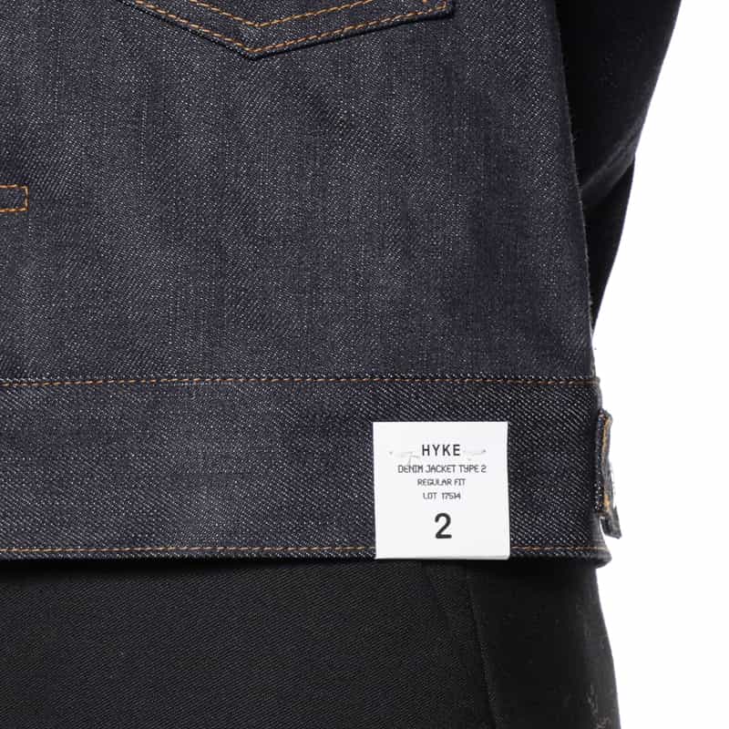 HYKE HYKE＜ハイク＞ バルーンスリーブデニムジャケット （TYPE 2） NAVY