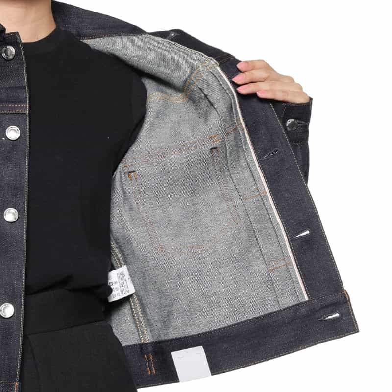 HYKE HYKE＜ハイク＞ バルーンスリーブデニムジャケット （TYPE 2） NAVY