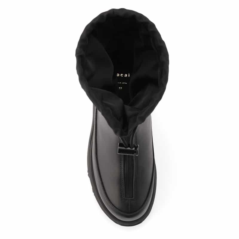 SACAI SACAI＜サカイ＞ ドローコード付チェルシーブーツ BLACK