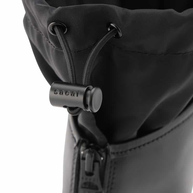 SACAI SACAI＜サカイ＞ ドローコード付チェルシーブーツ BLACK