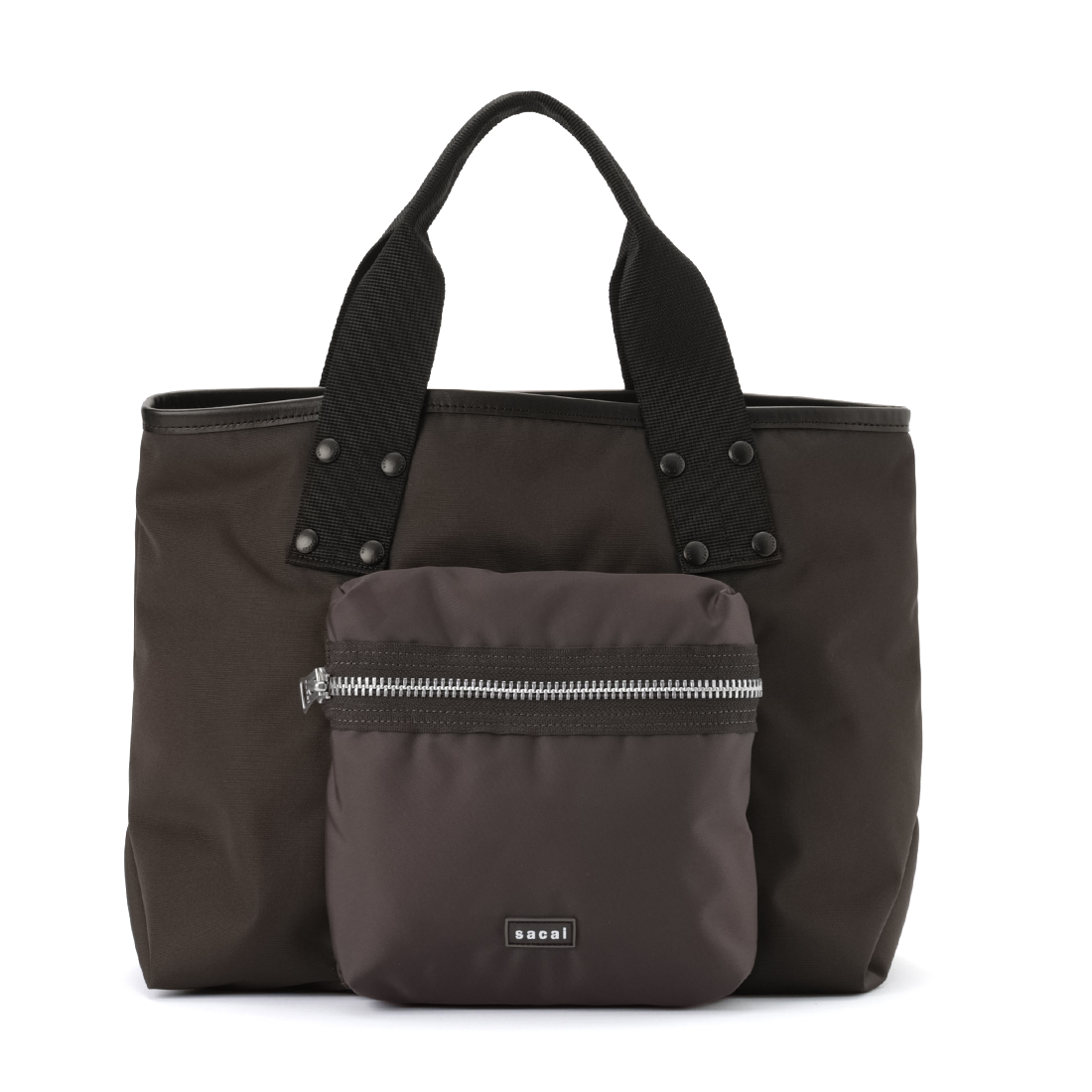 sacai 24-0698sブラックナイロン トートバッグ サカイ - sacai | Coal Tote Bag Medium-Black-Fの通販 | RESTIR