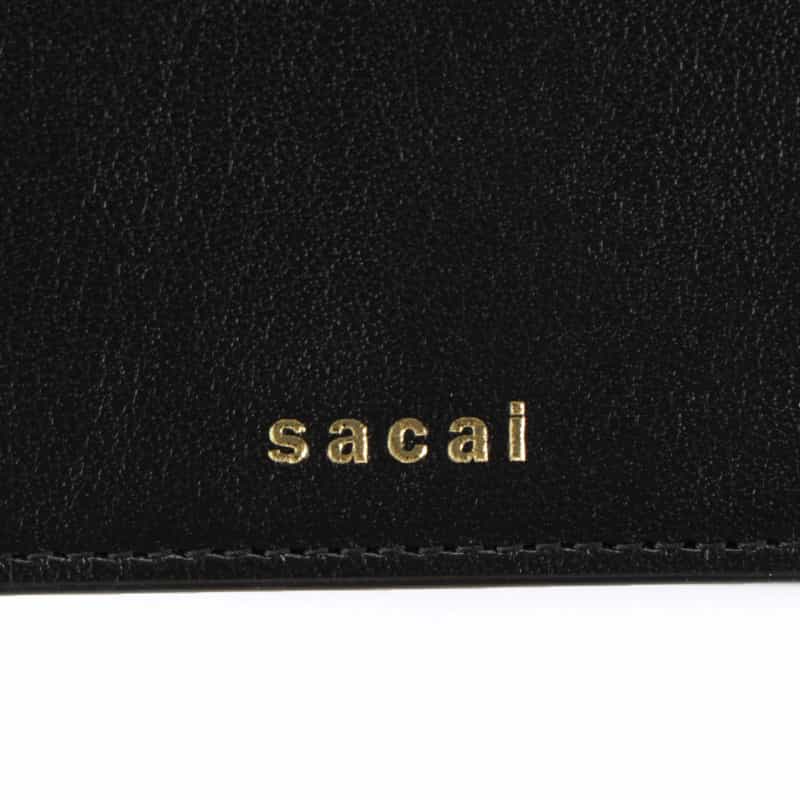 SACAI SACAI＜サカイ＞ ネックストラップ付ミニウォレット BLACK