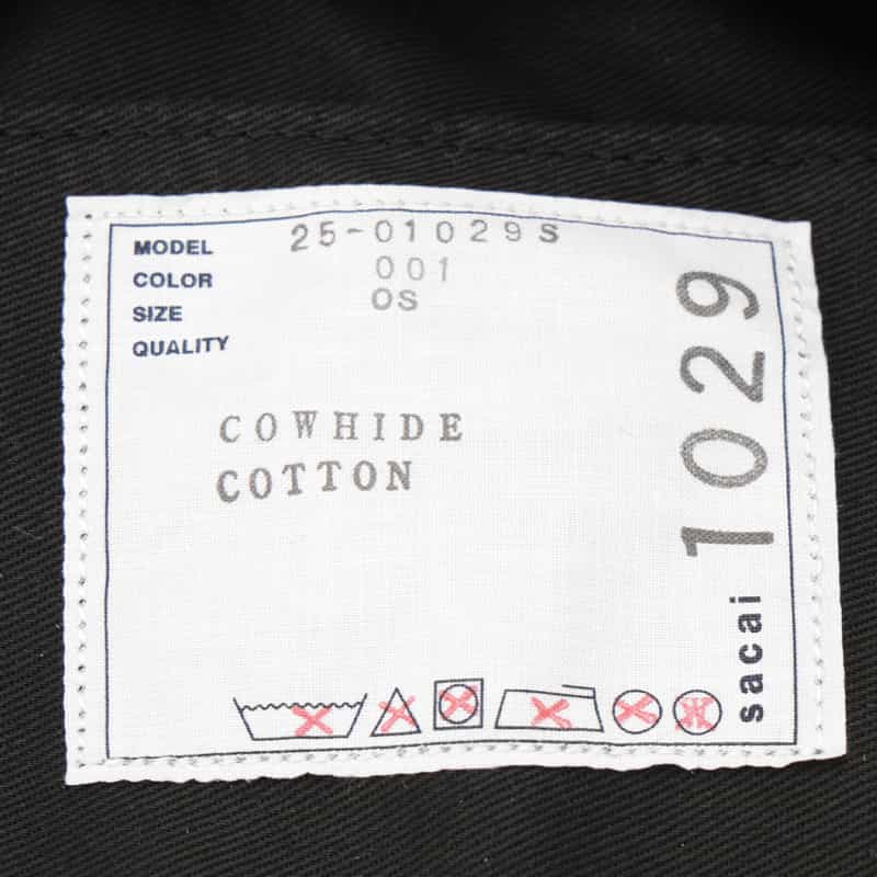 SACAI SACAI<サカイ> 巾着バッグ BLACK