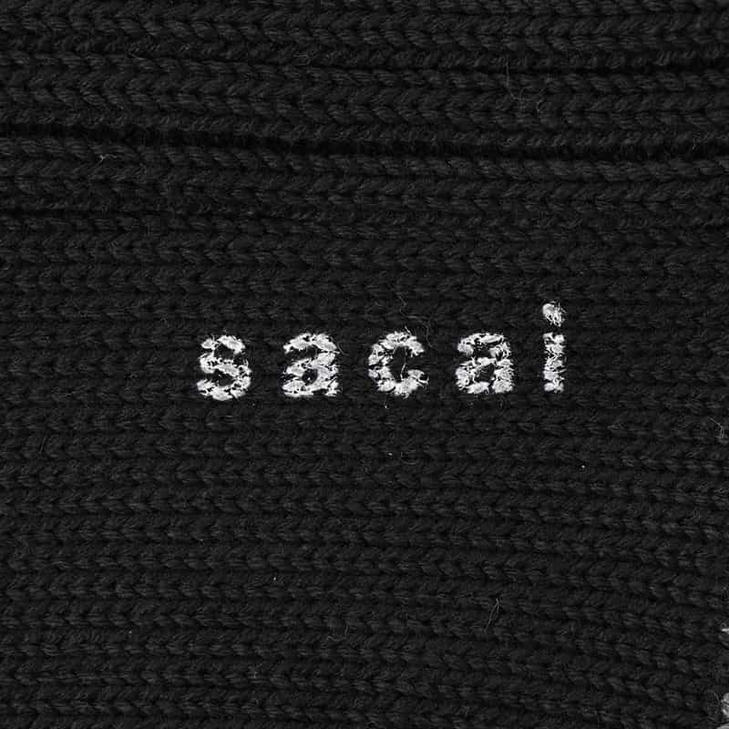 SACAI SACAI<サカイ> ロゴソックス BLACK