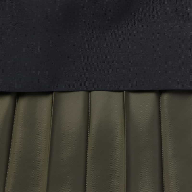 SACAI SACAI＜サカイ＞ コンビネーションスカート NAVY