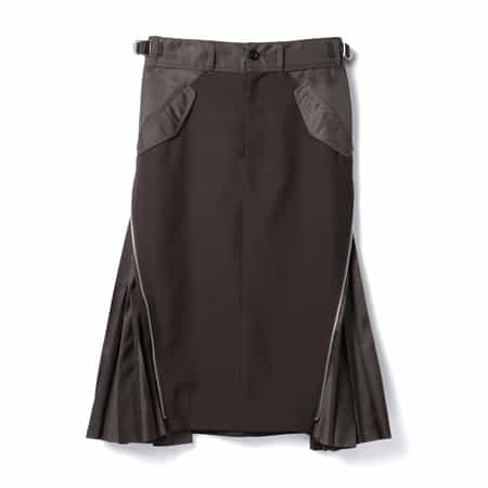 SACAI＜サカイ＞ コンビネーションスカート（2245852）｜SACAI
