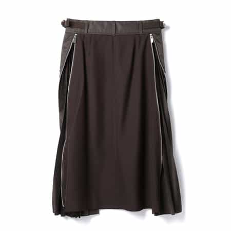 サカイ コンビネーション プリーツスカート SACAI＜サカイ＞ コンビネーションスカート（2245852）｜SACAI