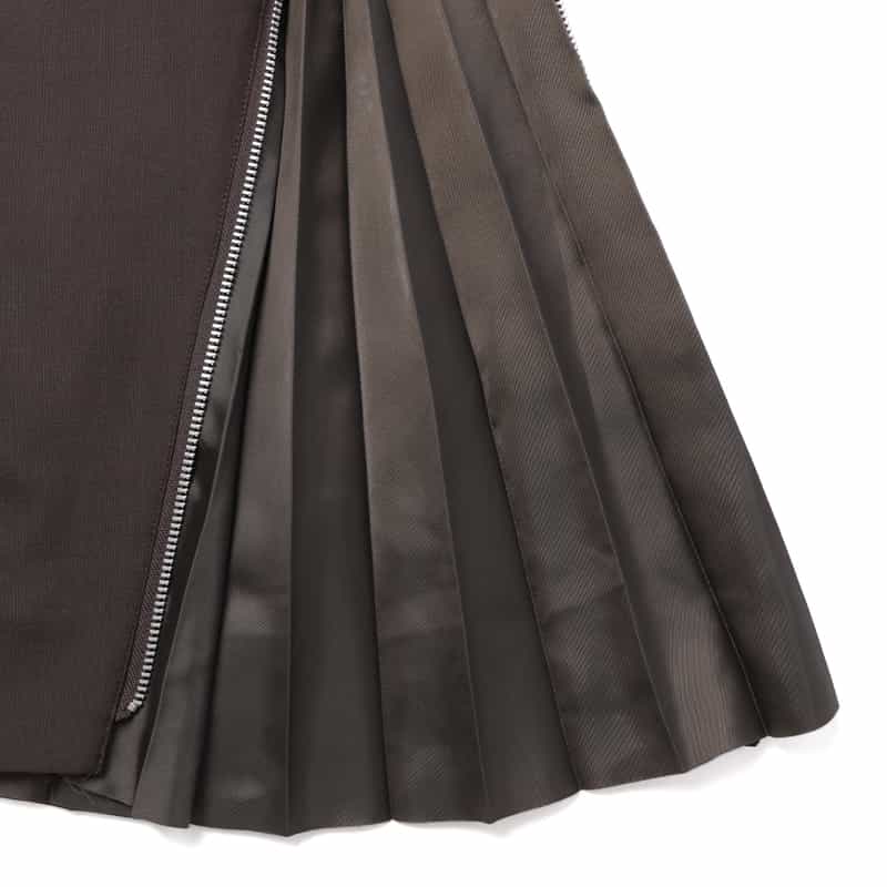 SACAI SACAI＜サカイ＞ コンビネーションスカート BROWN