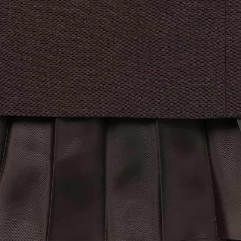 SACAI SACAI＜サカイ＞ コンビネーションスカート BROWN