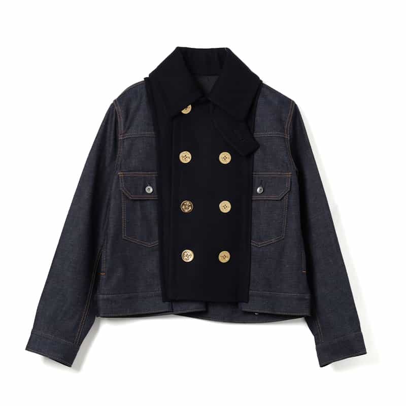 SACAI SACAI＜サカイ＞ コンビネーションデニムジャケット NAVY