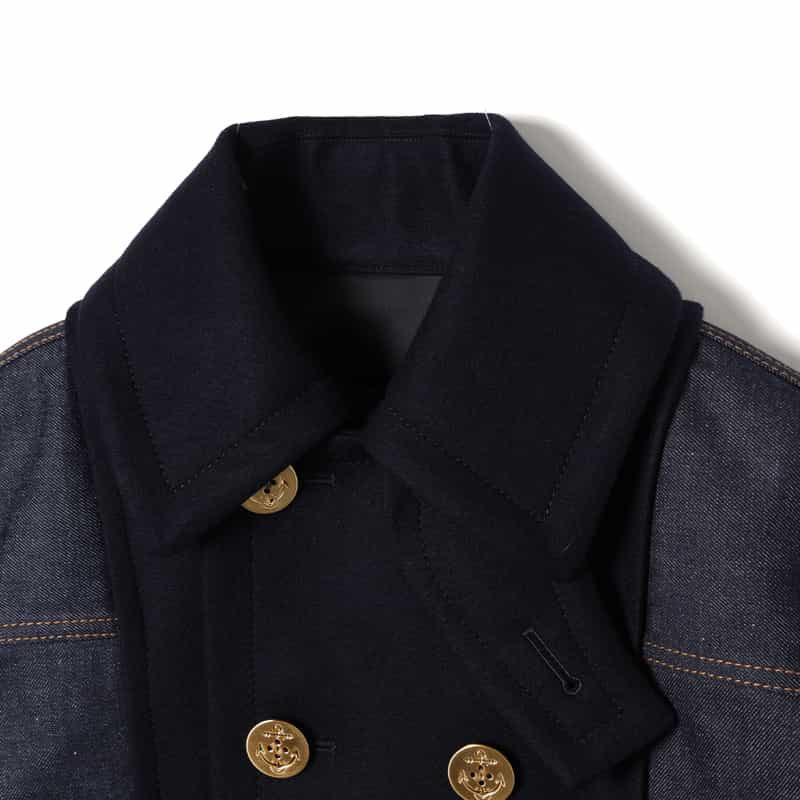 SACAI SACAI＜サカイ＞ コンビネーションデニムジャケット NAVY
