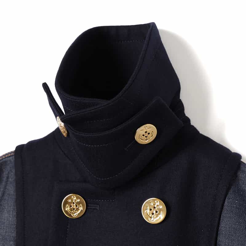 SACAI SACAI＜サカイ＞ コンビネーションデニムジャケット NAVY