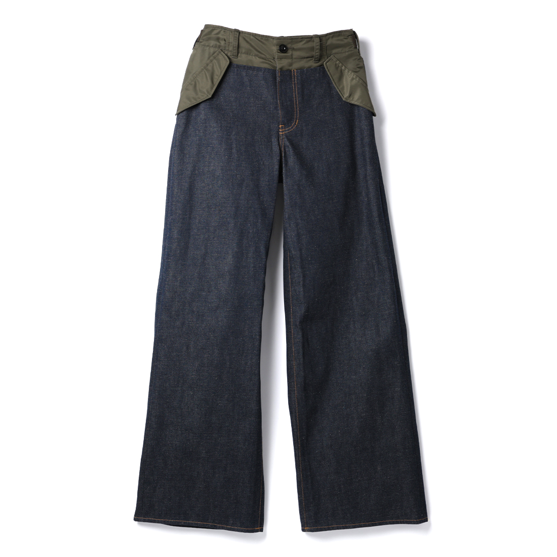 SACAI＜サカイ＞ バイカラーデニムパンツ