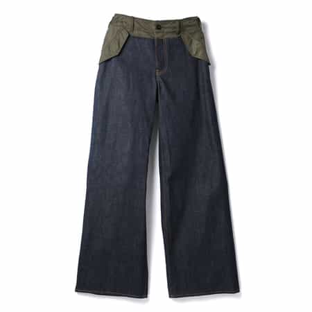 SACAI＜サカイ＞ バイカラーデニムパンツ（2245855）｜SACAI