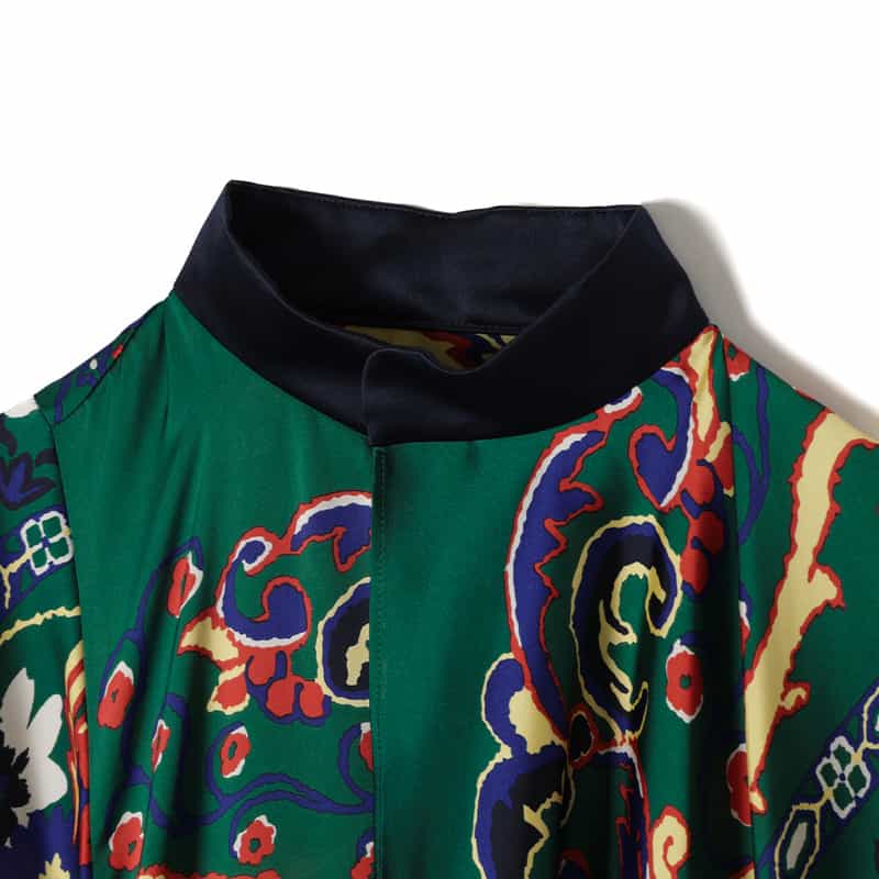 SACAI SACAI＜サカイ＞ フローラルプリントドレス GREEN
