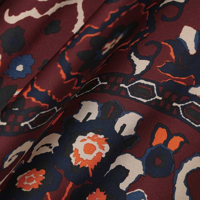 SACAI SACAI＜サカイ＞ フローラルプリントドレス WINE