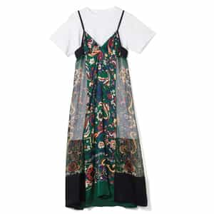 SACAI＜サカイ＞ カットソー付キャミソールドレス（2245862