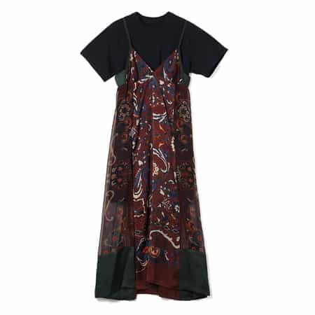 コンビネーション プリーツドレス（2235443）｜SACAI(サカイ