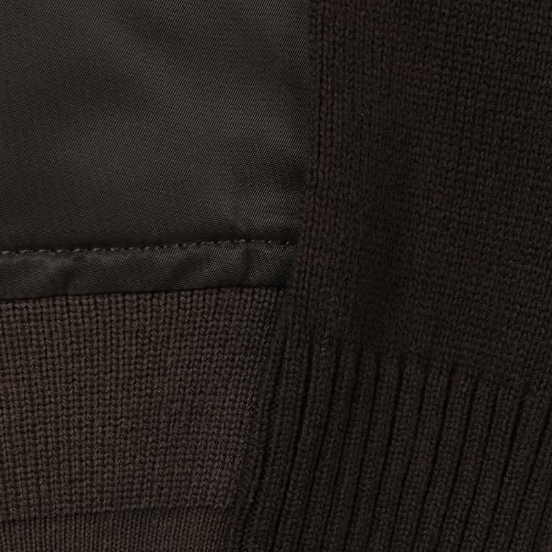 SACAI SACAI＜サカイ＞ジップアップブルゾン BROWN