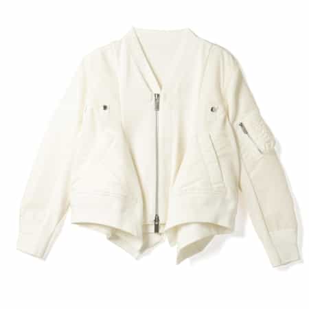 トップス sacai Sacai レイヤード ニットトップ | ブラック | FARFETCH JP