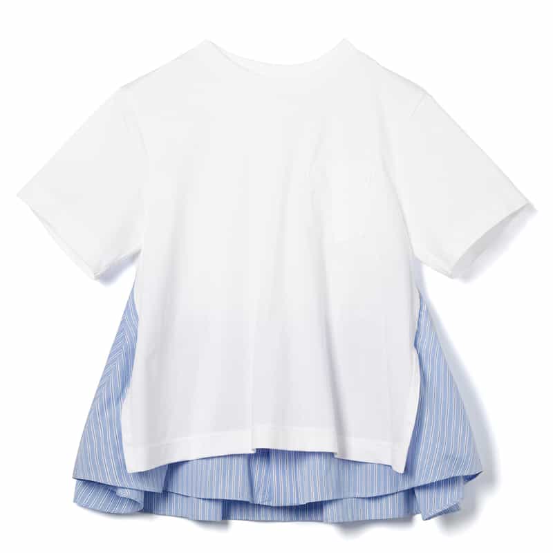 SACAI SACAI＜サカイ＞ コンビネーションカットソー WHITE