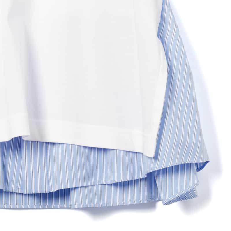 SACAI SACAI＜サカイ＞ コンビネーションカットソー WHITE