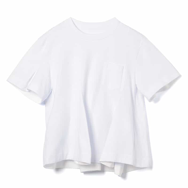 SACAI SACAI＜サカイ＞ バッグギャザーポケット付きカットソー WHITE