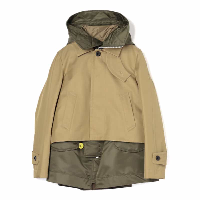 SACAI SACAI＜サカイ＞コンビネーション ショート丈ブルゾン BEIGE