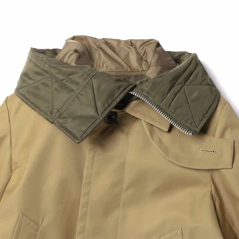 SACAI SACAI＜サカイ＞コンビネーション ショート丈ブルゾン BEIGE