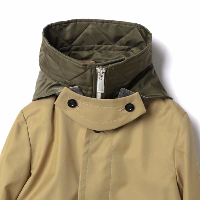 SACAI SACAI＜サカイ＞コンビネーション ショート丈ブルゾン BEIGE