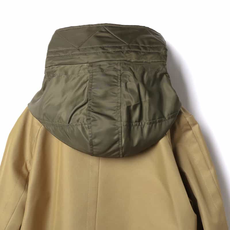 SACAI SACAI＜サカイ＞コンビネーション ショート丈ブルゾン BEIGE