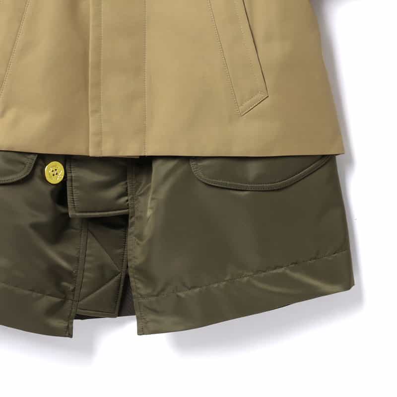 SACAI SACAI＜サカイ＞コンビネーション ショート丈ブルゾン BEIGE