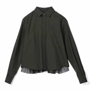 sacai サカイ カジュアルシャツ 1(S位) 黒(ドット) SACAI<サカイ> チェック柄カジュアルシャツ(2245872)|SACAI