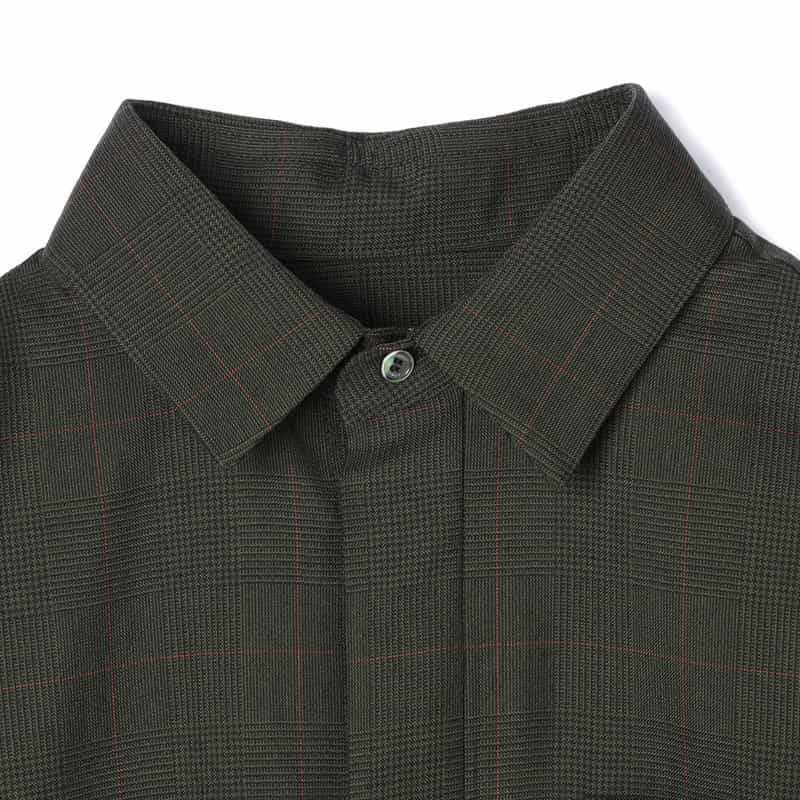 SACAI SACAI＜サカイ＞ チェック柄カジュアルシャツ KHAKI