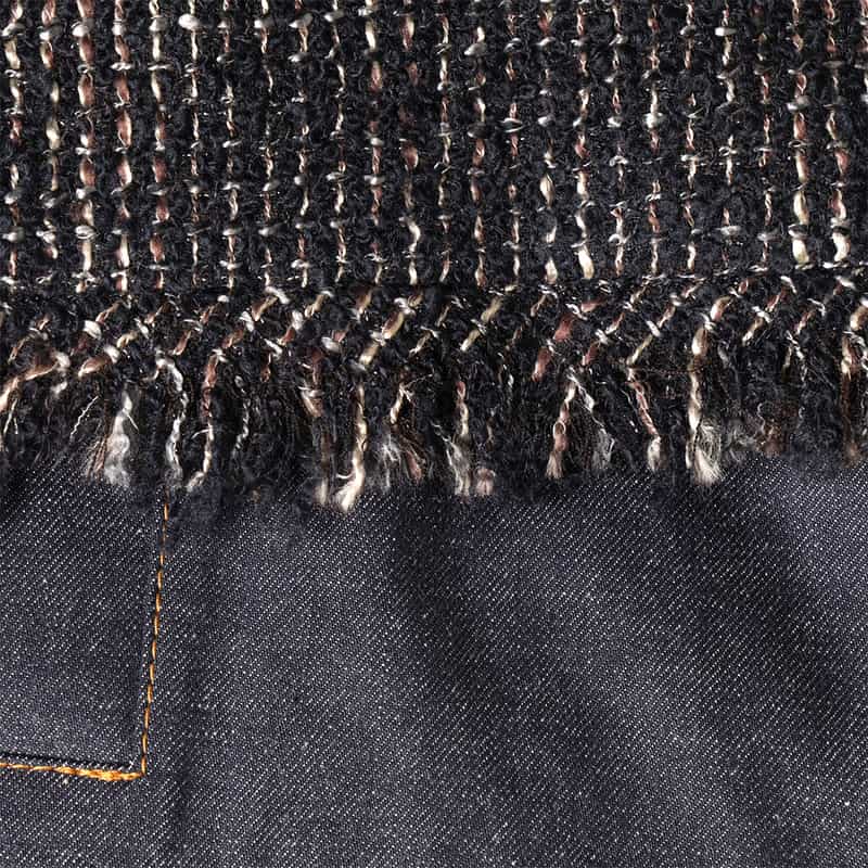 SACAI SACAI＜サカイ＞コンビネーション ツイードジャケット NAVY