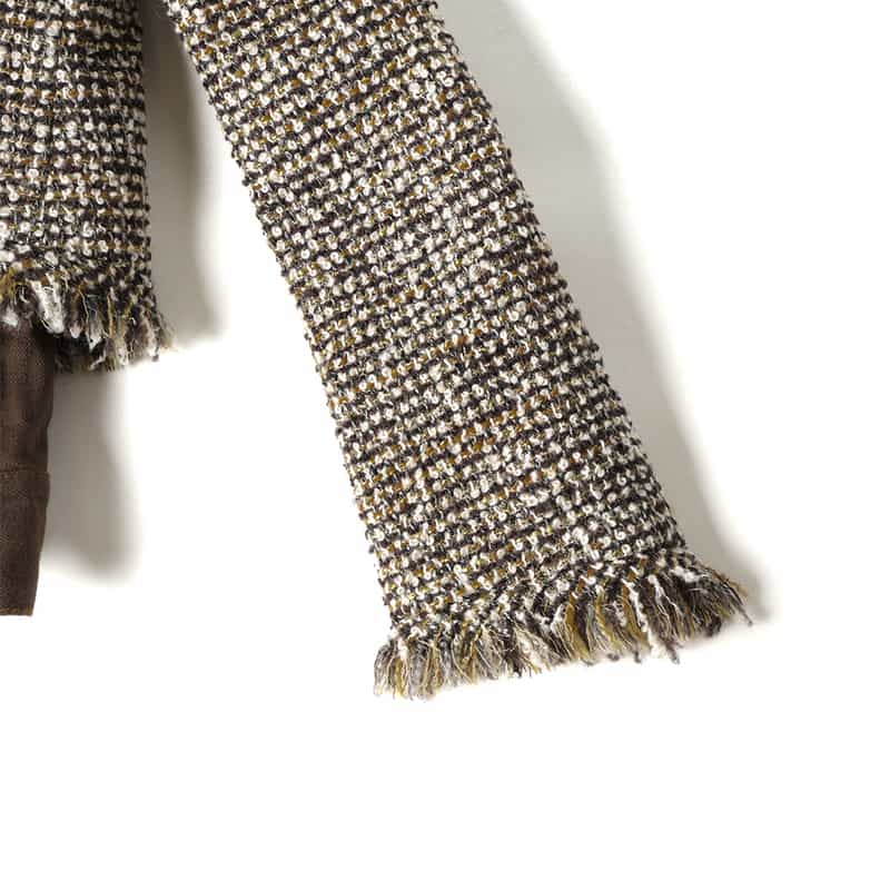 SACAI SACAI＜サカイ＞コンビネーション ツイードジャケット BROWN