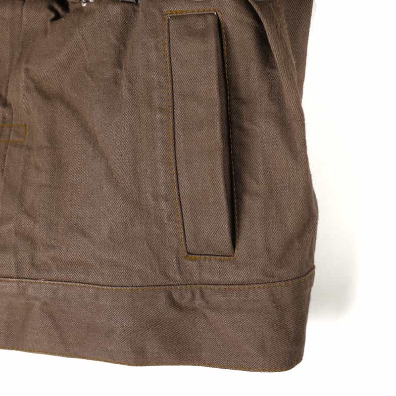 SACAI SACAI＜サカイ＞コンビネーション ツイードジャケット BROWN