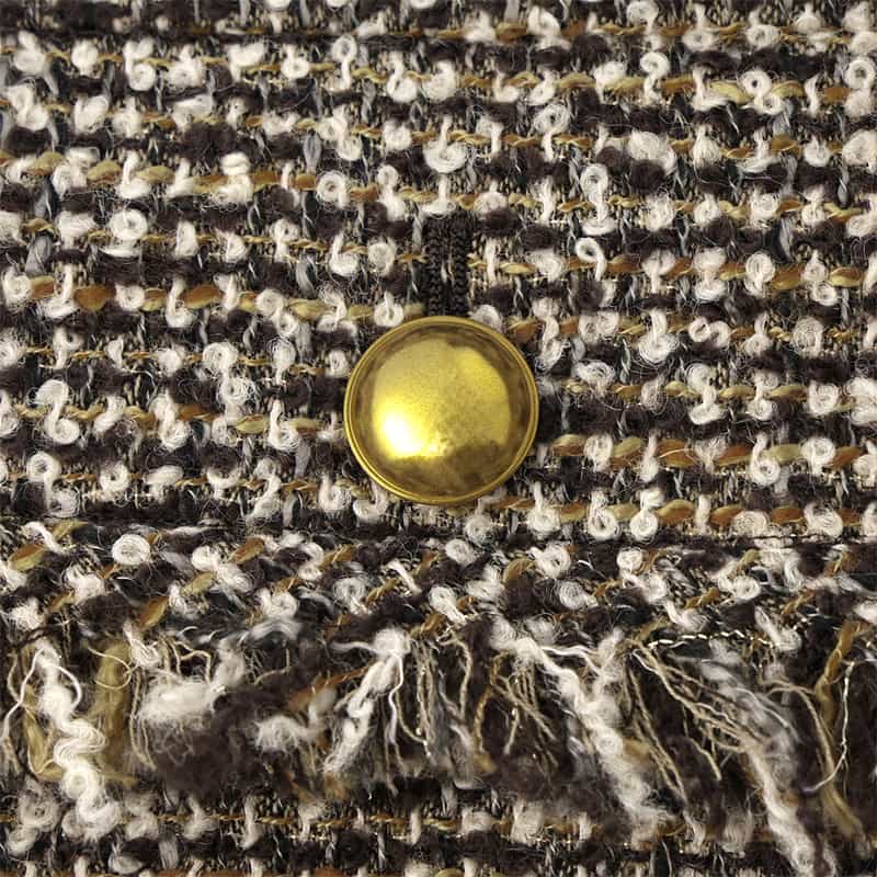 SACAI SACAI＜サカイ＞コンビネーション ツイードジャケット BROWN