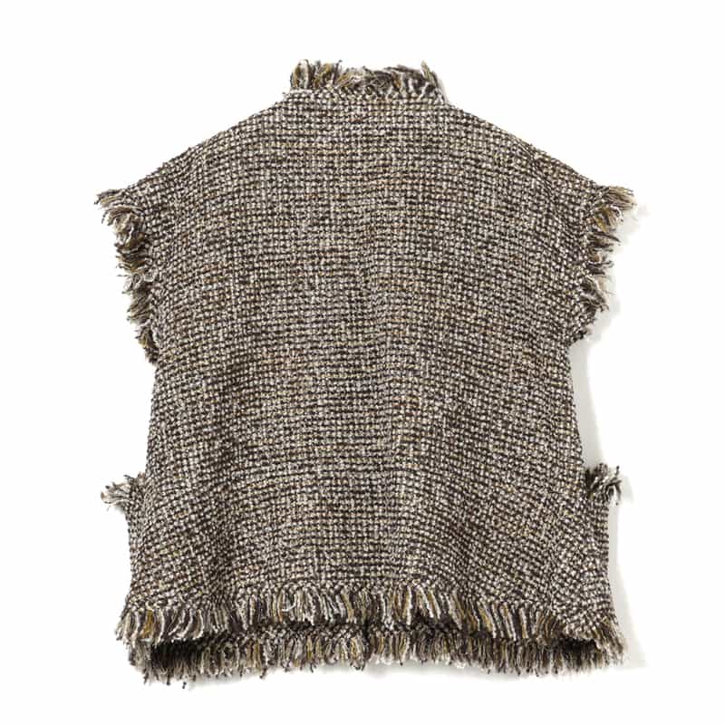 SACAI SACAI＜サカイ＞ツイードジャケット BROWN