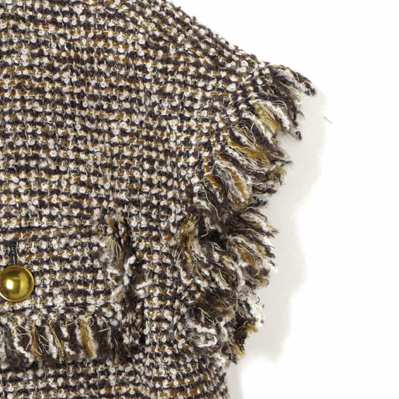 SACAI SACAI＜サカイ＞ツイードジャケット BROWN